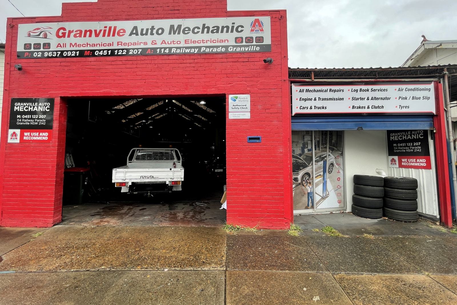 Granville Auto Mechanic workshop at 114 Railway Parade, Granville